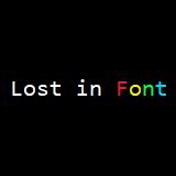 Lost in Font