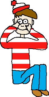 A drawing of Wolly being very lost with his hands over his face