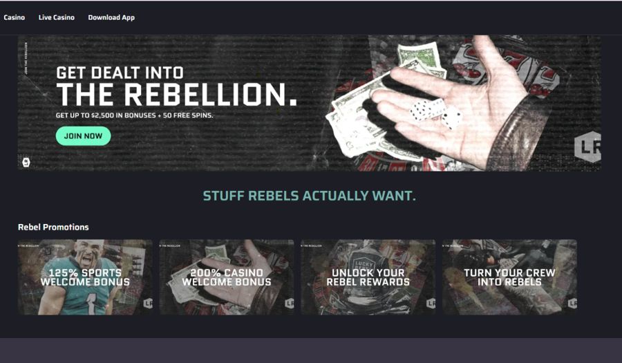 Lucky Rebel: Fast Withdrawal Casino with Easy Sign-Up