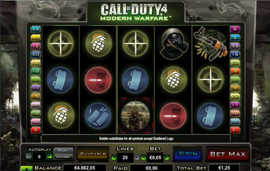 Call of Duty 4: Modern Warfare Slot