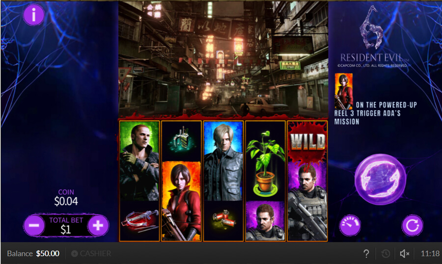 Resident Evil 6 Slot Machine