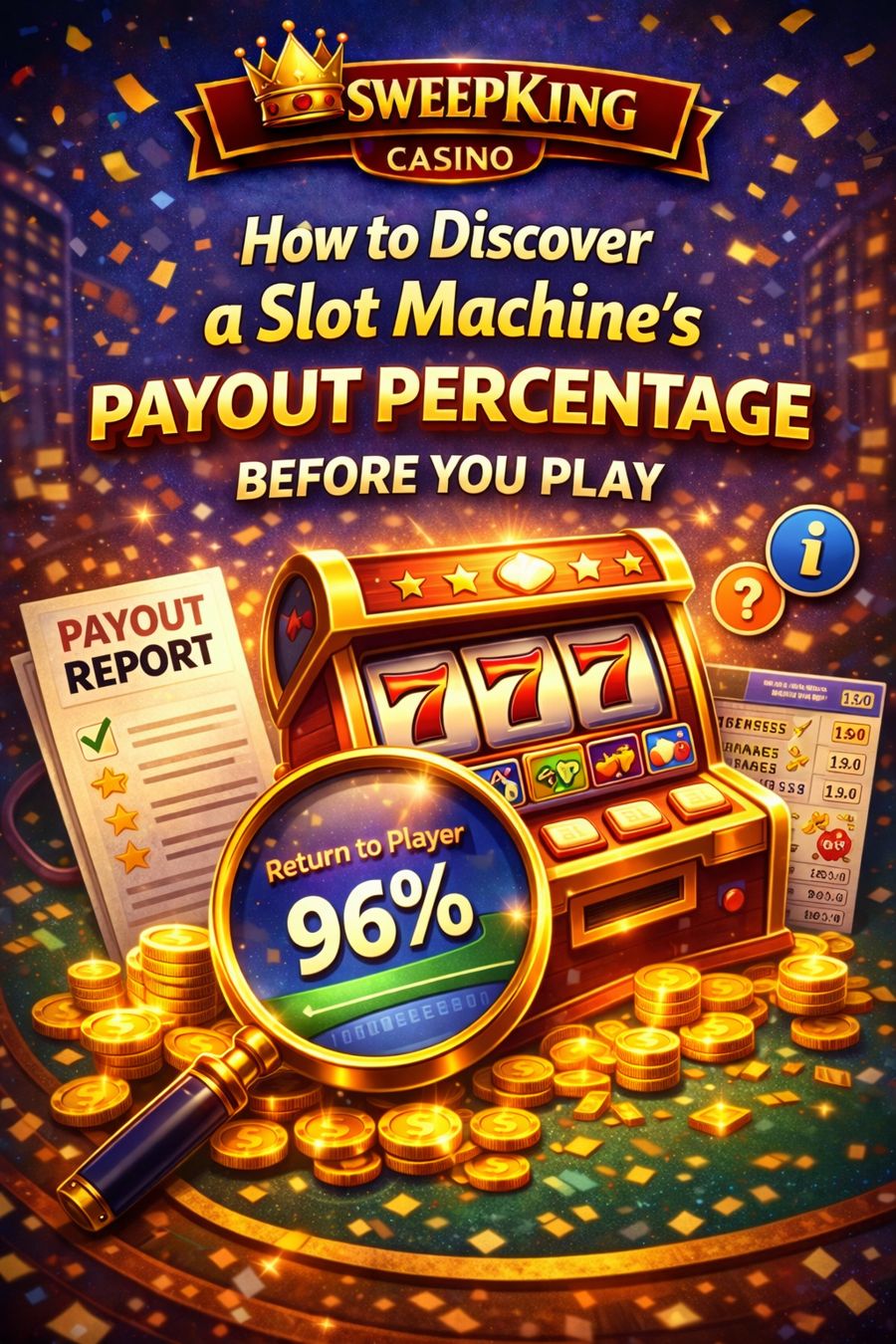 How to Discover a Slot Machine’s Payout Percentage Before You Play